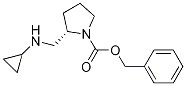 (S)-2-CyclopropylaMinoMethyl-pyrrolidine-1-carboxylic acid benzyl ester Struktur