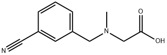 [(3-Cyano-benzyl)-Methyl-aMino]-acetic acid|2-{[(3-氰基苯基)甲基](甲基)氨基}乙酸