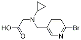 [(6-BroMo-pyridin-3-ylMethyl)-cyclopropyl-aMino]-acetic acid Struktur