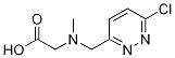 [(6-Chloro-pyridazin-3-ylMethyl)-Methyl-aMino]-acetic acid Structure