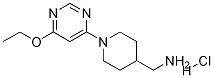 [1-(6-乙氧基-嘧啶-4-基)-哌啶-4-基]-甲基-胺盐酸盐, , 结构式