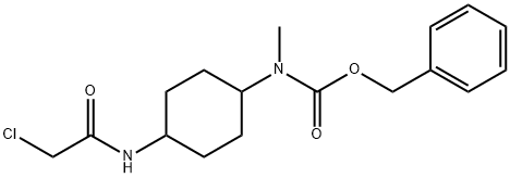 [4-(2-Chloro-acetylaMino)-cyclohexyl]-Methyl-carbaMic acid benzyl ester 化学構造式