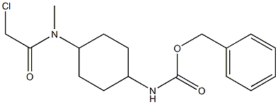 {4-[(2-Chloro-acetyl)-Methyl-aMino]-cyclohexyl}-carbaMic acid benzyl ester Struktur