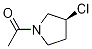 1-((S)-3-Chloro-pyrrolidin-1-yl)-ethanone 化学構造式