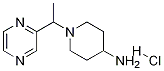 1-(1-Pyrazin-2-yl-ethyl)-piperidin-4-ylaMine hydrochloride Structure