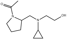 1-(2-{[Cyclopropyl-(2-hydroxy-ethyl)-aMino]-Methyl}-pyrrolidin-1-yl)-ethanone Structure