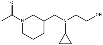 1-(3-{[Cyclopropyl-(2-hydroxy-ethyl)-aMino]-Methyl}-piperidin-1-yl)-ethanone|