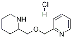 2-(Piperidin-2-ylMethoxyMethyl)-pyridine hydrochloride 化学構造式