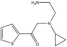 2-[(2-AMino-ethyl)-cyclopropyl-aMino]-1-thiophen-2-yl-ethanone 结构式