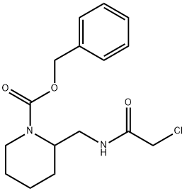 2-[(2-Chloro-acetylaMino)-Methyl]-piperidine-1-carboxylic acid benzyl ester Structure