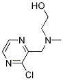 2-[(3-Chloro-pyrazin-2-ylMethyl)-Methyl-aMino]-ethanol Structure