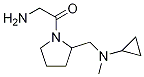 2-AMino-1-{2-[(cyclopropyl-Methyl-aMino)-Methyl]-pyrrolidin-1-yl}-ethanone Struktur