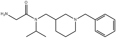 2-AMino-N-(1-benzyl-piperidin-3-ylMethyl)-N-isopropyl-acetaMide,1353984-93-6,结构式