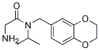 2-AMino-N-(2,3-dihydro-benzo[1,4]dioxin-6-ylMethyl)-N-isopropyl-acetaMide,,结构式