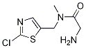 2-AMino-N-(2-chloro-thiazol-5-ylMethyl)-N-Methyl-acetaMide Structure