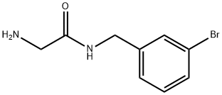 2-AMino-N-(3-broMo-benzyl)-acetaMide Structure