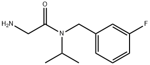 2-AMino-N-(3-fluoro-benzyl)-N-isopropyl-acetaMide Structure