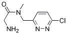 2-AMino-N-(6-chloro-pyridazin-3-ylMethyl)-N-Methyl-acetaMide Structure