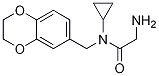 2-AMino-N-cyclopropyl-N-(2,3-dihydro-benzo[1,4]dioxin-6-ylMethyl)-acetaMide