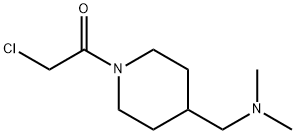 2-Chloro-1-(4-diMethylaMinoMethyl-piperidin-1-yl)-ethanone Struktur