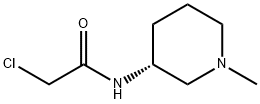2-Chloro-N-((R)-1-Methyl-piperidin-3-yl)-acetaMide,1354002-92-8,结构式