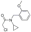2-Chloro-N-cyclopropyl-N-(2-Methoxy-benzyl)-acetaMide 化学構造式