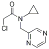 2-Chloro-N-cyclopropyl-N-pyrazin-2-ylMethyl-acetaMide Struktur