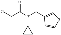 2-Chloro-N-cyclopropyl-N-thiophen-3-ylMethyl-acetaMide Structure