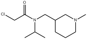 2-Chloro-N-isopropyl-N-(1-Methyl-piperidin-3-ylMethyl)-acetaMide Struktur