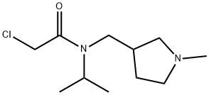 2-Chloro-N-isopropyl-N-(1-Methyl-pyrrolidin-3-ylMethyl)-acetaMide Structure