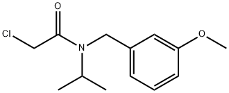 2-Chloro-N-isopropyl-N-(3-Methoxy-benzyl)-acetaMide,1175915-59-9,结构式