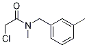 2-氯-N-甲基-N-(3-甲基苄基)乙酰胺 结构式