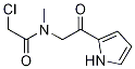 2-Chloro-N-Methyl-N-[2-oxo-2-(1H-pyrrol-2-yl)-ethyl]-acetaMide Struktur