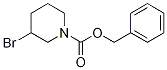 3-BroMo-piperidine-1-carboxylic acid benzyl ester 化学構造式