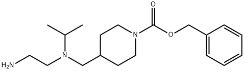 4-{[(2-AMino-ethyl)-isopropyl-aMino]-Methyl}-piperidine-1-carboxylic acid benzyl ester 结构式