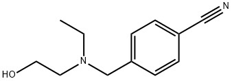 4-{[Ethyl-(2-hydroxy-ethyl)-aMino]-Methyl}-benzonitrile Structure