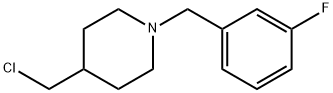 4-ChloroMethyl-1-(3-fluoro-benzyl)-piperidine Structure