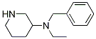 Benzyl-ethyl-piperidin-3-yl-aMine,1220175-25-6,结构式