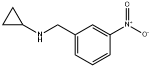 N-[(3-硝基苯基)甲基]环丙胺,697305-95-6,结构式