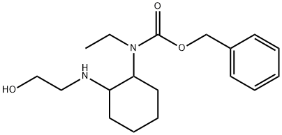 Ethyl-[2-(2-hydroxy-ethylaMino)-cyclohexyl]-carbaMic acid benzyl ester,1353965-02-2,结构式