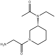 N-[(R)-1-(2-AMino-acetyl)-piperidin-3-yl]-N-ethyl-acetaMide Structure