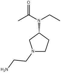 N-[(R)-1-(2-AMino-ethyl)-pyrrolidin-3-yl]-N-ethyl-acetaMide,1353993-76-6,结构式