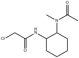 N-[2-(Acetyl-Methyl-aMino)-cyclohexyl]-2-chloro-acetaMide Structure