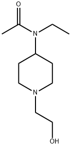 N-Ethyl-N-[1-(2-hydroxy-ethyl)-piperidin-4-yl]-acetaMide Struktur