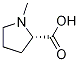 (S)-1-Methylpyrrolidine-2-carboxylic acid 结构式