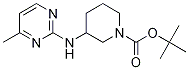 3-(4-Methyl-pyrimidin-2-ylamino)-piperidine-1-carboxylic acid tert-butyl ester Struktur