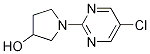 1-(5-氯-嘧啶-2-基)-吡咯烷-3-醇,1261232-18-1,结构式