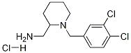 C-[1-(3,4-Dichloro-benzyl)-piperidin-2-yl]-methylamine hydrochloride Structure