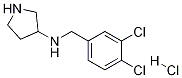 (3,4-二氯-苄基)-吡咯烷-3-基-胺盐酸盐 结构式