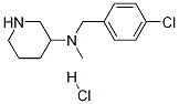 (4-氯-苄基)-甲基-哌啶-3-基-胺盐酸盐,,结构式